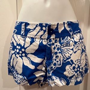 Lilly Pulitzer The Walsh Short Blue Seahorse